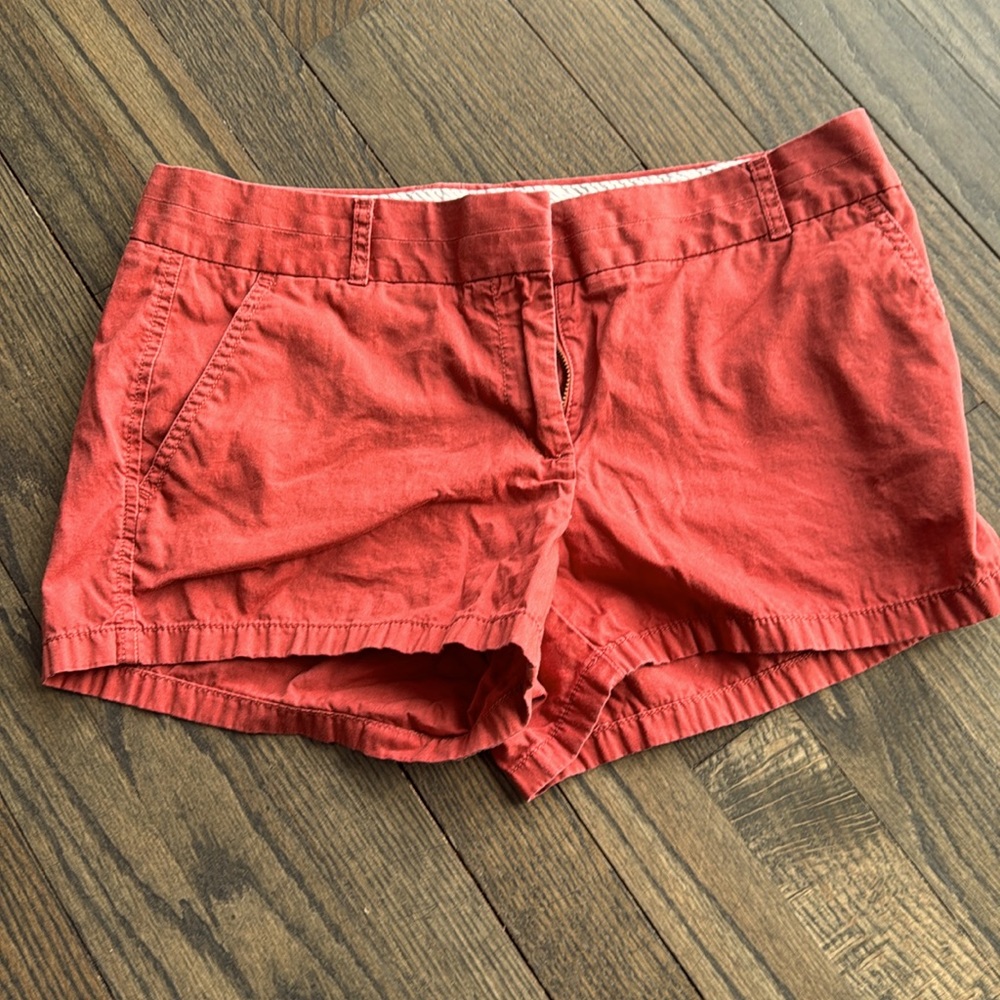 J. Crew burnt orange shorts